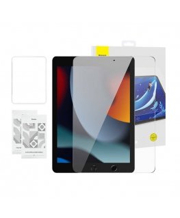 Tempered Glass Baseus Crystal 0.3 mm for iPad Pro/Air3/ 10.2" iPad 7/8/9 (2pcs) + cleaning kit