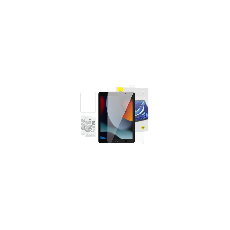 Tempered Glass Baseus Crystal 0.3 mm for iPad Pro/Air3/ 10.2" iPad 7/8/9 (2pcs) + cleaning kit – 2