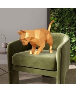 Beldizart WIZARDI 3D paper craft models Ginger cat PP-2KOT-GIN