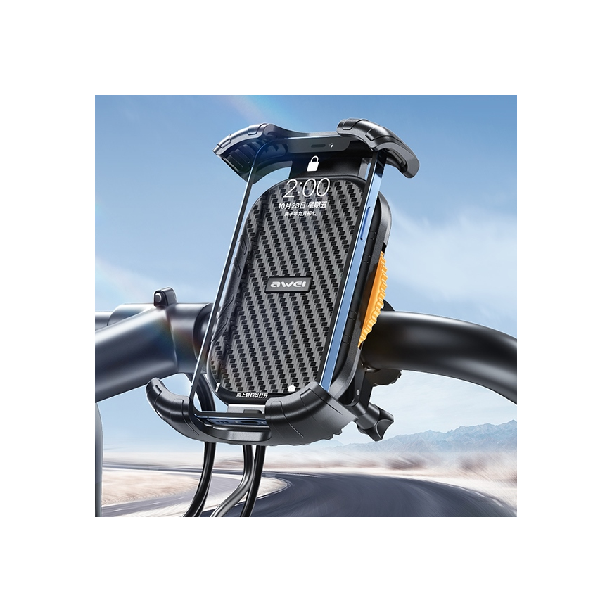 AWEI bike handle X29 4.7"-6.7" do ramy black|black – 2