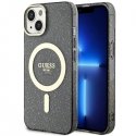 Guess dėklas skirtas iPhone 14 Plus 6,7" GUHMP14MHCMCGK juodas kietas dėklas Magsafe IML Glitter Gold Guess dėklas skirtas iPhone 14 Plus 6,7" GUHMP14MHCMCGK juodas kietas dėklas Magsafe IML Glitter Gold