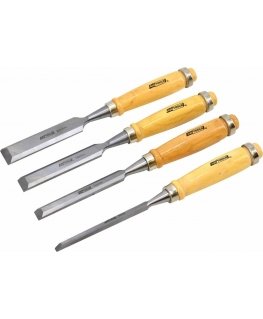 AW-Tools AWTools AWTOOLS BIT SET WITH WOODEN HANDLE 4 PIECES 6/12/18/24 MM