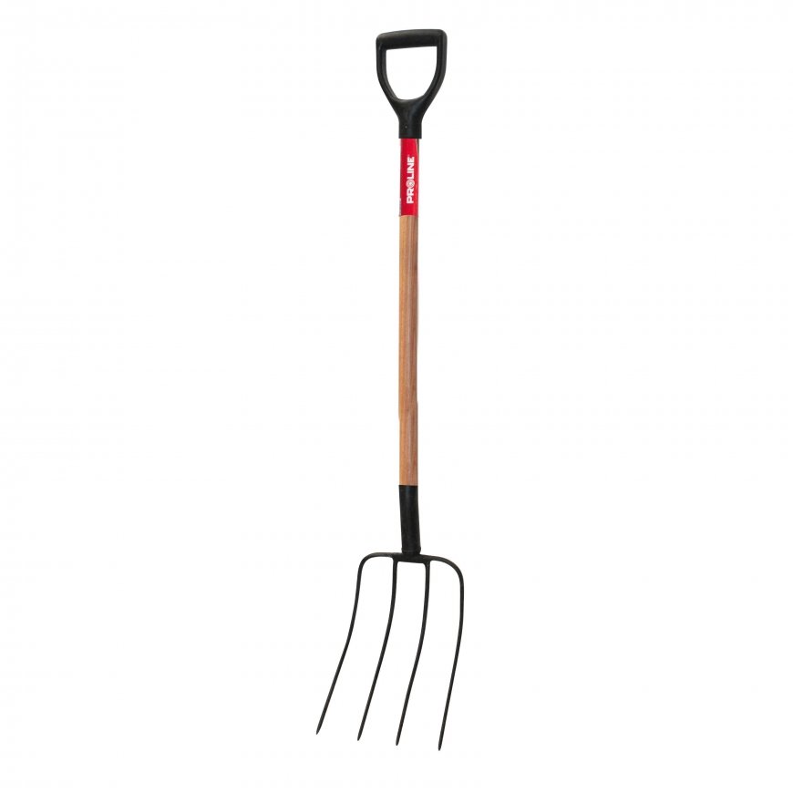 12398 Utility fork with wooden handle, Proline – 2