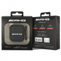 Mercedes "AMG Leather Big Logo" - "Apple AirPods" dėklas, juodos spalvos