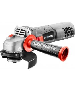 GRAPHITE 750W angle grinder with speed control, 125 mm disc