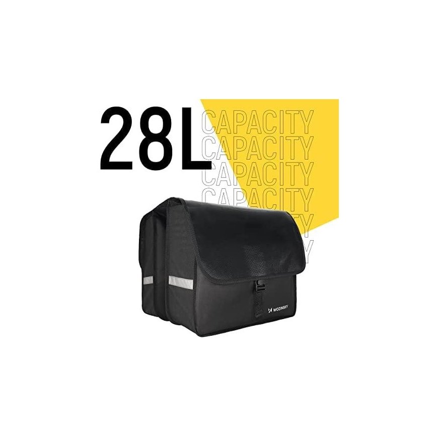 Wozinsky Bike Case Double 28L Black (WBB34BK) – 2