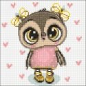 Beldizart Owl Nika 20*20 cm WD2374 Beldizart Owl Nika 20*20 cm WD2374