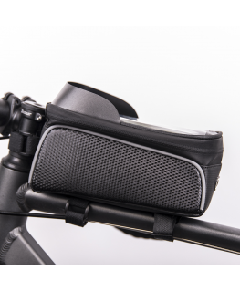 Oem Frame Waterproof Bicycle Frame Bag with Shielded Phone Holder Model02 Black