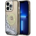 Karl Lagerfeld Case for iPhone 14 Pro 6.1" KLHCP14LLCRSGRK Black Hard Case Liquid Glitter RSG Karl Lagerfeld Case for iPhone 14 Pro 6.1" KLHCP14LLCRSGRK Black Hard Case Liquid Glitter RSG