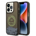 Karl Lagerfeld dėklas, skirtas iPhone 14 Pro 6,1" KLHCP14LLCRSGRK juodas kietas dėklas Liquid Glitter RSG Karl Lagerfeld dėklas, skirtas iPhone 14 Pro 6,1" KLHCP14LLCRSGRK juodas kietas dėklas Liquid Glitter RSG