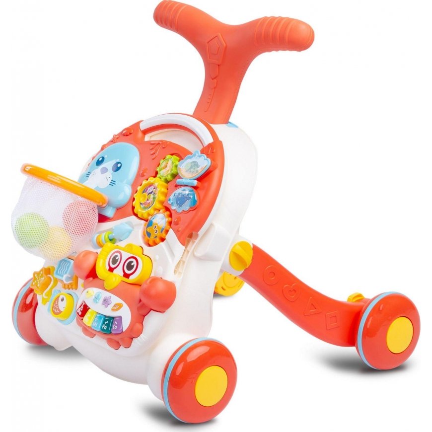 Toyz Toyz Spark - Stūmiklis ir stalas viename oranžinis