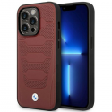 Case BMW BMHMP14L22RPSR iPhone 14 Pro 6.1" burgundy Leather Seats Pattern MagSafe Case BMW BMHMP14L22RPSR iPhone 14 Pro 6.1" burgundy Leather Seats Pattern MagSafe