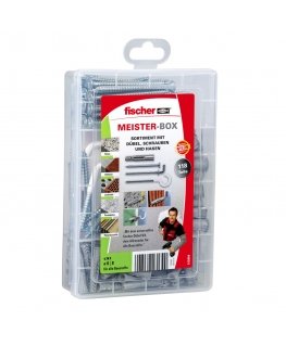 Fischer MEISTER-BOX UX 75 kpl Ruuvi- ja seinäpistokesarja