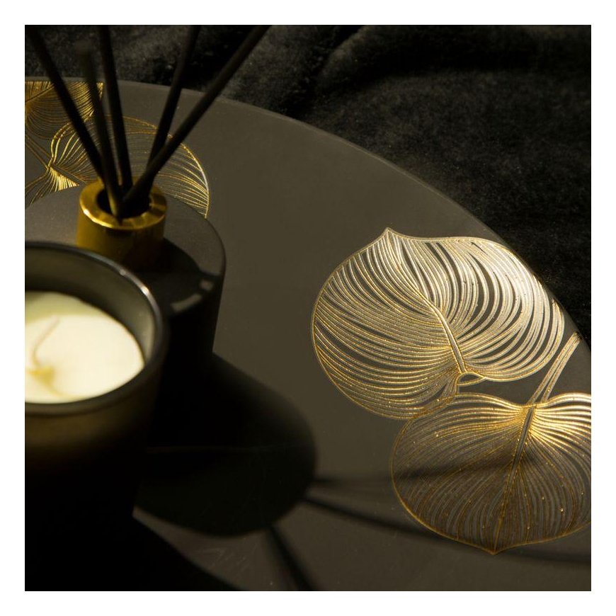 Eurofirany LIMITED COLLECTION VICTORIA5 Decorative plate ∅ 37 X 4 cm, color: black, gold – 2