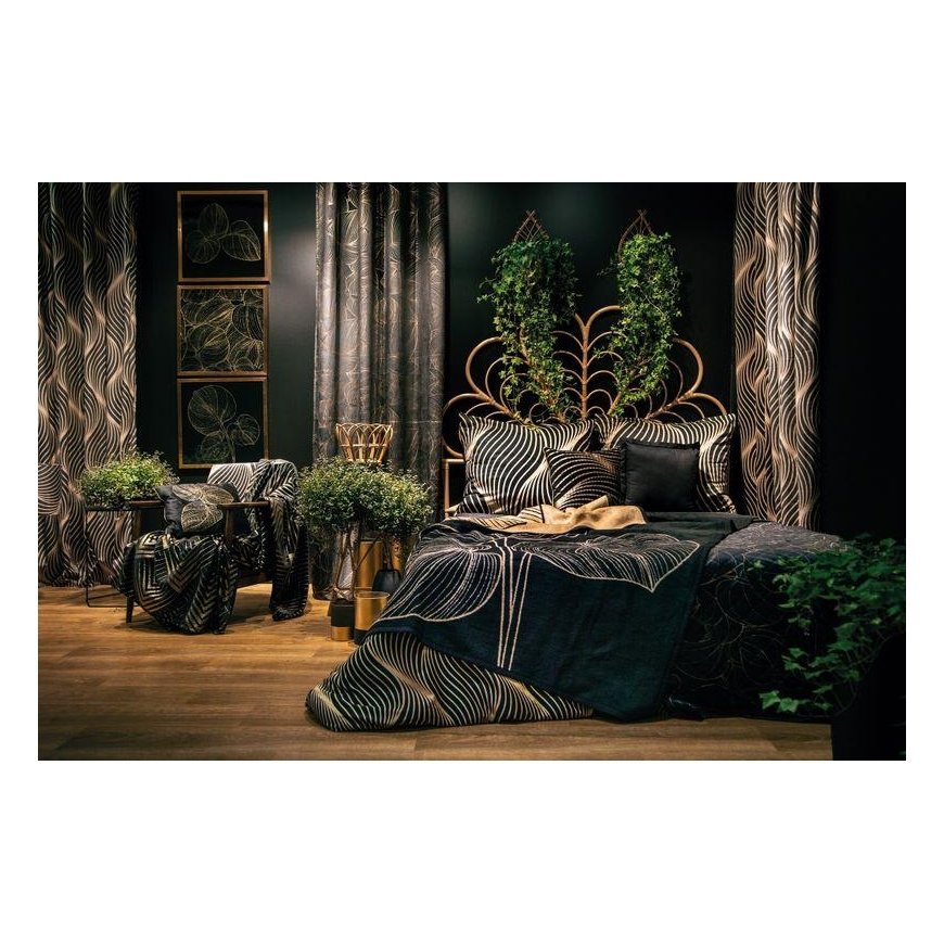 Eurofirany LIMITED COLLECTION VICTORIA5 Decorative plate ∅ 37 X 4 cm, color: black, gold – 4