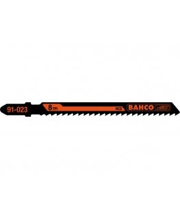 Bahco Jigsaw blades 1,25x132mm 6TPI Bimetal, with T-lock, 5-100mm hard wood 5pcs.