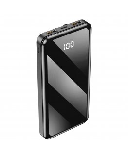 TelForceone Forever power supply unit TB-411 ALLin1 10000 mAh with cables USB-C + Lightning + microUSB black