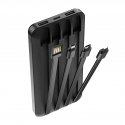 TelForceone Forever maitinimo blokas TB-411 ALLin1 10000 mAh su laidais USB-C + Lightning + microUSB juodas TelForceone Forever maitinimo blokas TB-411 ALLin1 10000 mAh su laidais USB-C + Lightning + microUSB juodas