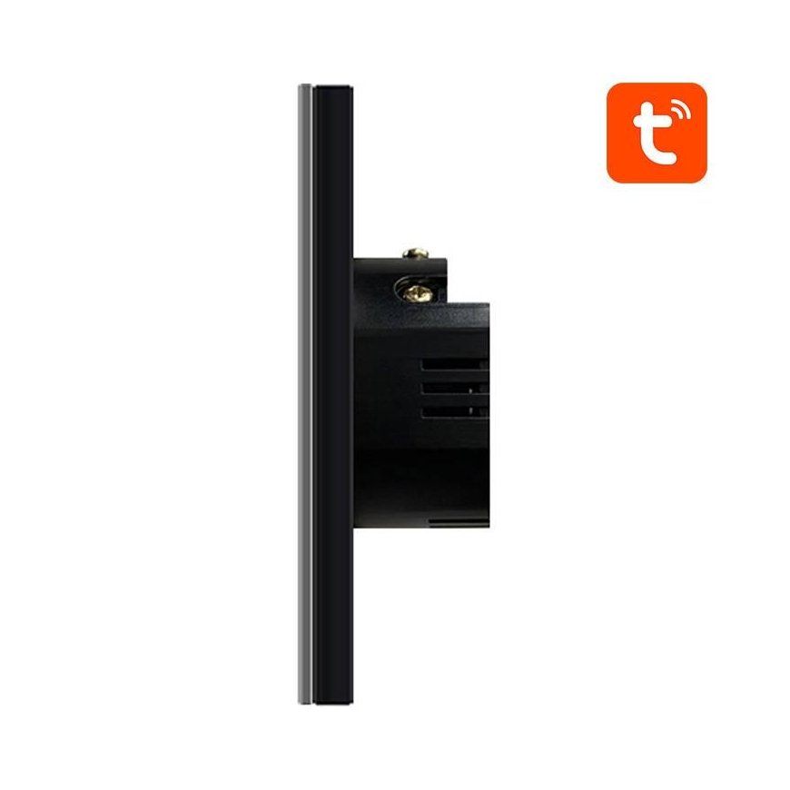 Smart Light Switch ZigBee Avatto ZTS02-EU-B1 One-way TUYA (Black) – 2