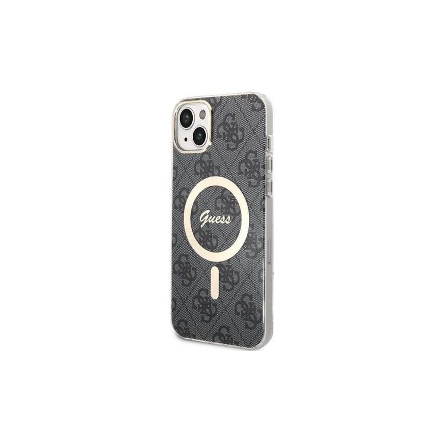 Guess set Case + Charger for iPhone 14 Pro 6.1" GUBPP14LH4EACSK Black BP Magsafe Case + 4G charger – 3