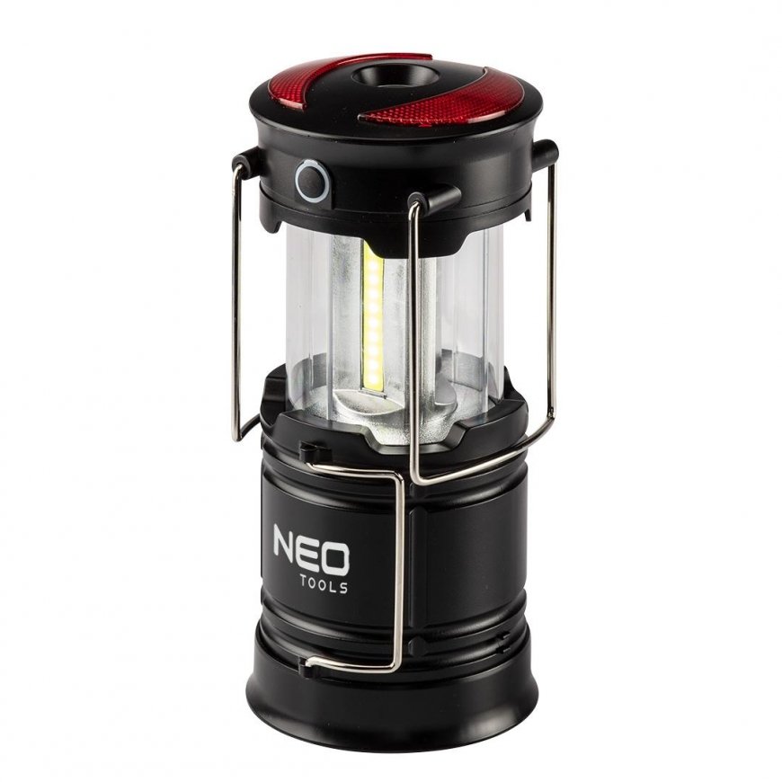 Neo Battery powered camping lamp 200 lm 3xAA 3 in 1 COB LED