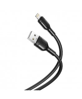 Cable USB to Lightning XO NB212, 2.1A 1m (black)