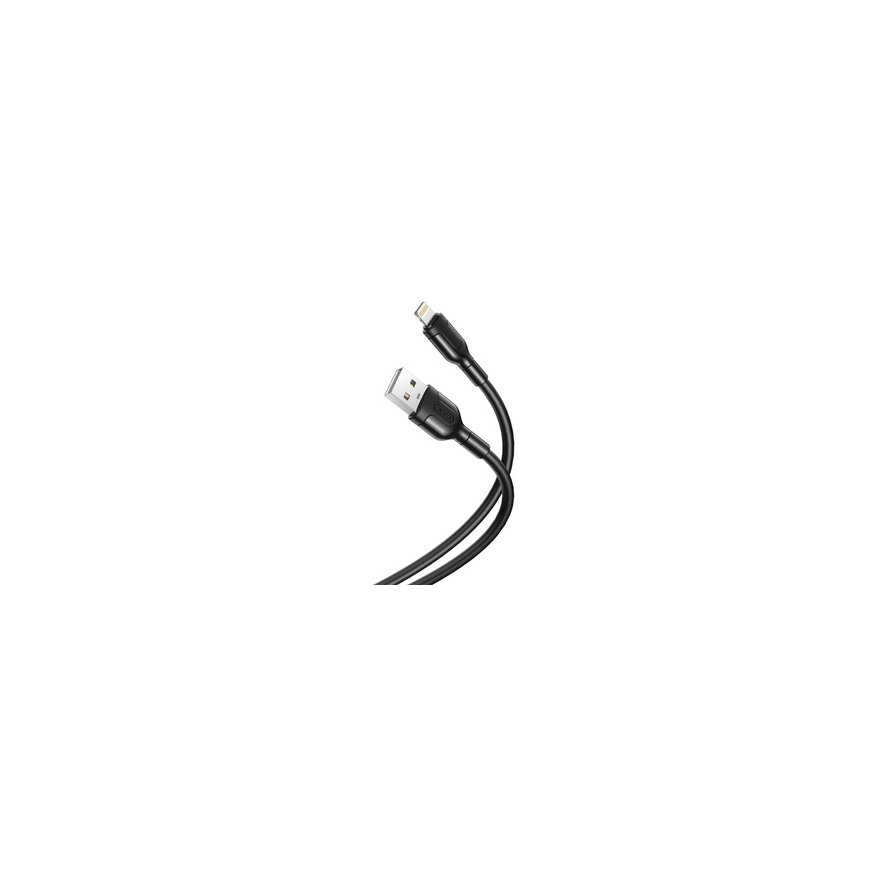 Cable USB to Lightning XO NB212, 2.1A 1m (black) – 2