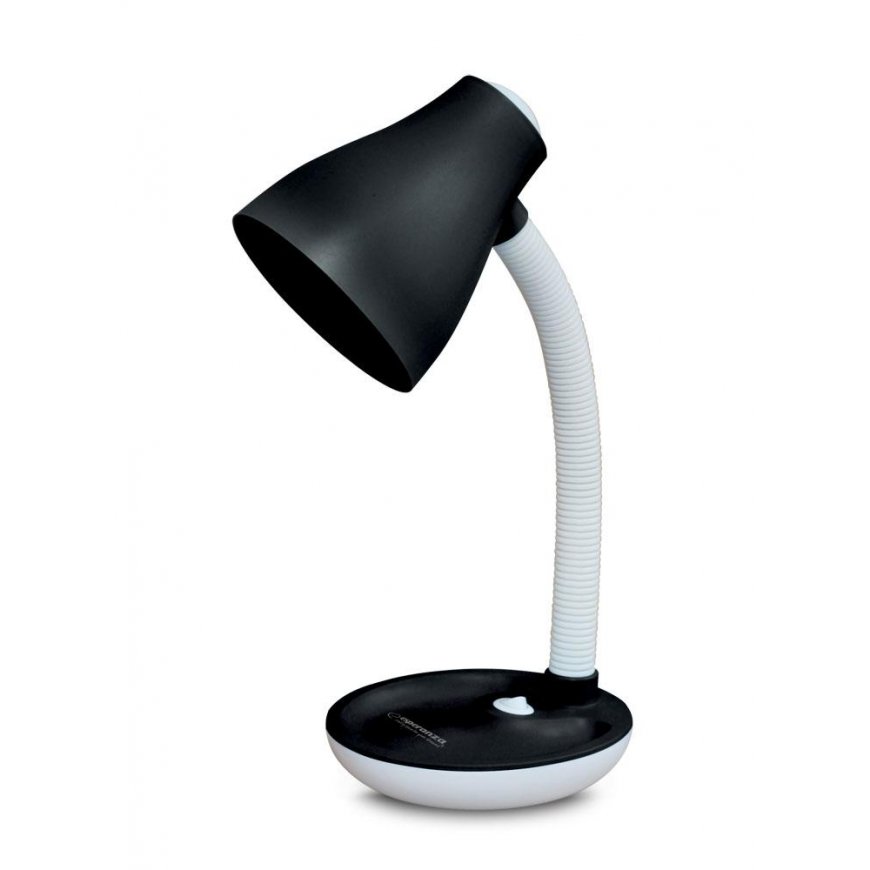 Table lamp Esperanza ELD114K Esperanza lampka birkowa e27 atria black