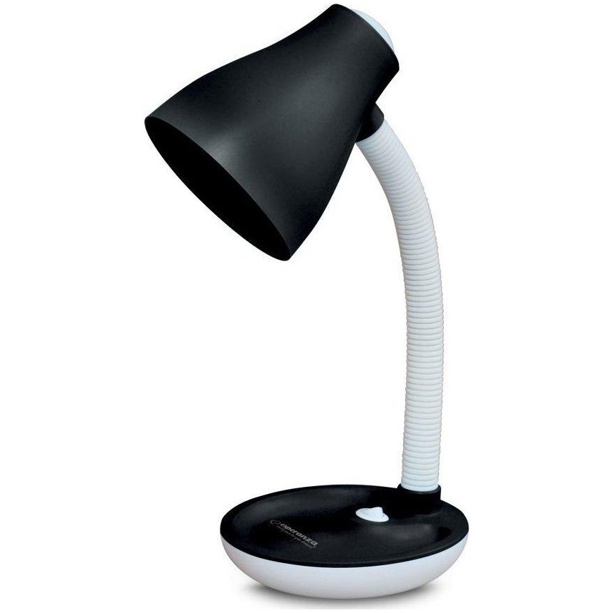 Table lamp Esperanza ELD114K Esperanza lampka birkowa e27 atria black – 2