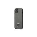 Guess case for iPhone 14 Pro Max 6.7" GUHCP14XPSATLG silver HC Saffiano PU triangle Guess case for iPhone 14 Pro Max 6.7" GUHCP14XPSATLG silver HC Saffiano PU triangle