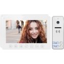 Orno 2 šeimos vaizdo domofonas, ragelis, spalvotas, 7 colių LCD, OSD meniu, vartų valdymas, baltas NOVEO MULTI2