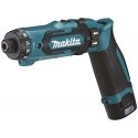 Makita DF012DSJ Cordless screwdriver 7.2V 2x1.5Ah Li-ion 8Nm 1/4" LED 2-speed, MAKPACK Makita DF012DSJ Cordless screwdriver 7.2V 2x1.5Ah Li-ion 8Nm 1/4" LED 2-speed, MAKPACK