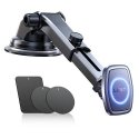 EXTRADIGITAL Magnetic car phone holder LISEN attaches to the dashboard