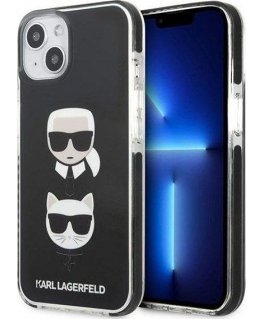 Karl Lagerfeld case for iPhone 13 KLHCP13MTPE2TK black hard case Iconic Karl & Choupette