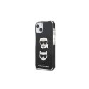 Karl Lagerfeld case for iPhone 13 KLHCP13MTPE2TK black hard case Iconic Karl & Choupette