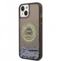 Karl Lagerfeld case for iPhone 14 Plus 6.7" KLHCP14MLCRSGRK black hardcase Liquid Glitter RSG Karl Lagerfeld case for iPhone 14 Plus 6.7" KLHCP14MLCRSGRK black hardcase Liquid Glitter RSG