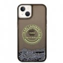 Karl Lagerfeld case for iPhone 14 Plus 6.7" KLHCP14MLCRSGRK black hardcase Liquid Glitter RSG Karl Lagerfeld case for iPhone 14 Plus 6.7" KLHCP14MLCRSGRK black hardcase Liquid Glitter RSG