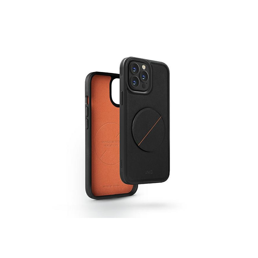 Dėklas Uniq Uniq etui Novo iPhone 14 Pro 6,1" juoda/midnight juodas