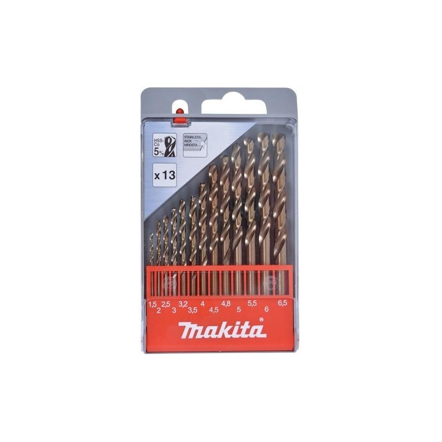 Makita Drilled 13-piece metal drill set