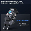 USAMS Ład. network 1xUSB-C T45 30W PD3.0 Fast Charging + cable U63 USB-C|Lightning black|black UXTZH01 (USAMS-UX) USAMS Ład. network 1xUSB-C T45 30W PD3.0 Fast Charging + cable U63 USB-C|Lightning black|black UXTZH01 (USAMS-UX)