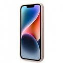 Karl Lagerfeld dėklas, skirtas iPhone 14 Pro 6,1" KLHCP14LSNCHBCP rožinis kietas dėklas Silicone Choupette