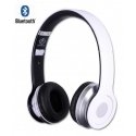 Rebeltec CRISTAL White stereo headphones with microphone