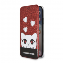 Case Karl Lagerfeld KLFLBKPXVDCRE iPhone X|XS red|red book Valentine Case Karl Lagerfeld KLFLBKPXVDCRE iPhone X|XS red|red book Valentine