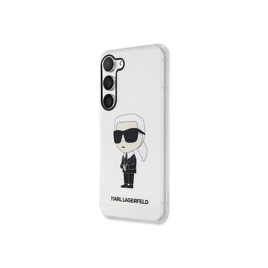 Karl Lagerfeld Case for Samsung Galaxy S23 KLHCS23SHNIKTCT Clear HC IML NFT Ikonik – 2