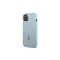 Guess Case iPhone 13 Mini 5.4" GUHCP13SPS4MB Blue Hard Case Saffiano 4G Small Metal Logo Guess Case iPhone 13 Mini 5.4" GUHCP13SPS4MB Blue Hard Case Saffiano 4G Small Metal Logo