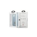 Guess dėklas iPhone 13 Mini 5,4" GUHCP13SPS4MB mėlynas kietas dėklas Saffiano 4G mažas metalinis logotipas Guess dėklas iPhone 13 Mini 5,4" GUHCP13SPS4MB mėlynas kietas dėklas Saffiano 4G mažas metalinis logotipas