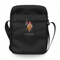 Us Polo Assn US Polo Bag USTB10PUGFLBK 10" black/black Us Polo Assn US Polo Bag USTB10PUGFLBK 10" black/black