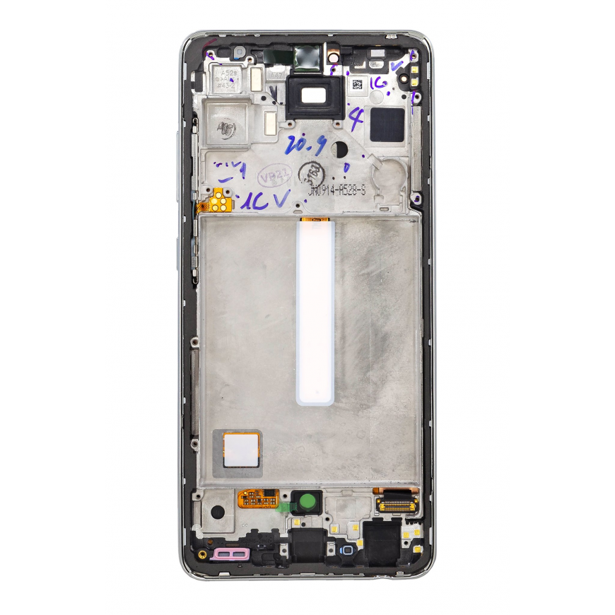 LCD display +Touch Unit Samsung A528B Galaxy A52s 5G Baltas (Service Pack)