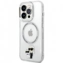 Karl Lagerfeld Case for iPhone 13 Pro 6.1" KLHMP13LHNKCIT Clear Hard Case Magsafe IML NFT Karl & Choupette Karl Lagerfeld Case for iPhone 13 Pro 6.1" KLHMP13LHNKCIT Clear Hard Case Magsafe IML NFT Karl & Choupette