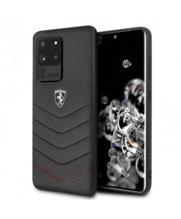 Case Ferrari Hardcase FEHQUHCS69BK S20 Ultra G988 black/black heritage